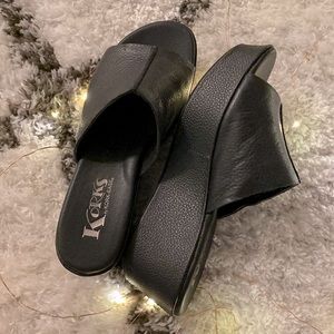 KORK EASE black wedges - Women’s 7